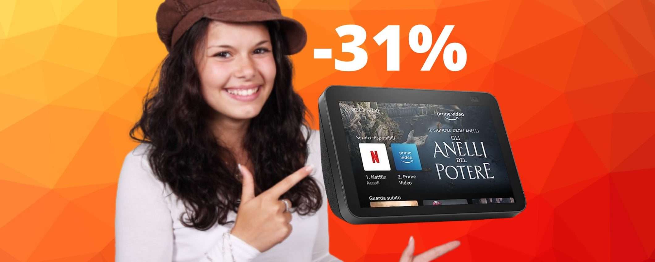 Amazon Echo Show 8: il modello di ultima generazione finalmente in sconto Amazon Echo Show 8: il modello di ultima generazione finalmente in sconto