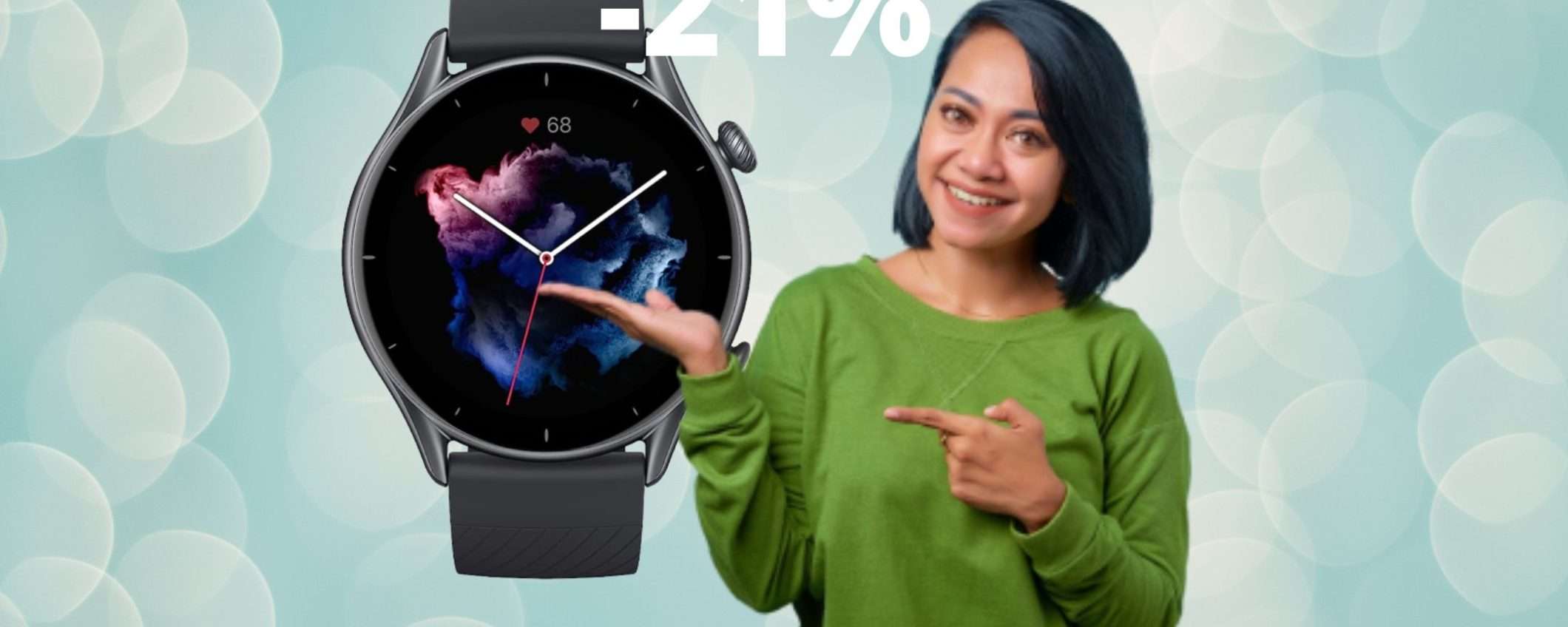 Amazfit GTR 3: miglior smartwatch rapporto qualità - prezzo (-21%) Amazfit GTR 3: miglior smartwatch rapporto qualità - prezzo (-21%)