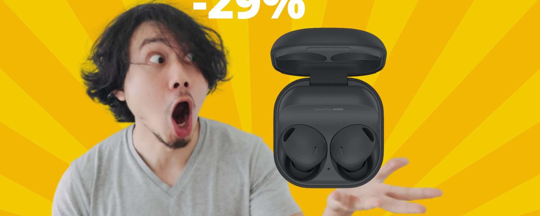 Samsung Galaxy Buds2 Pro: le top di gamma scontate del 29% Samsung Galaxy Buds2 Pro: le top di gamma scontate del 29%