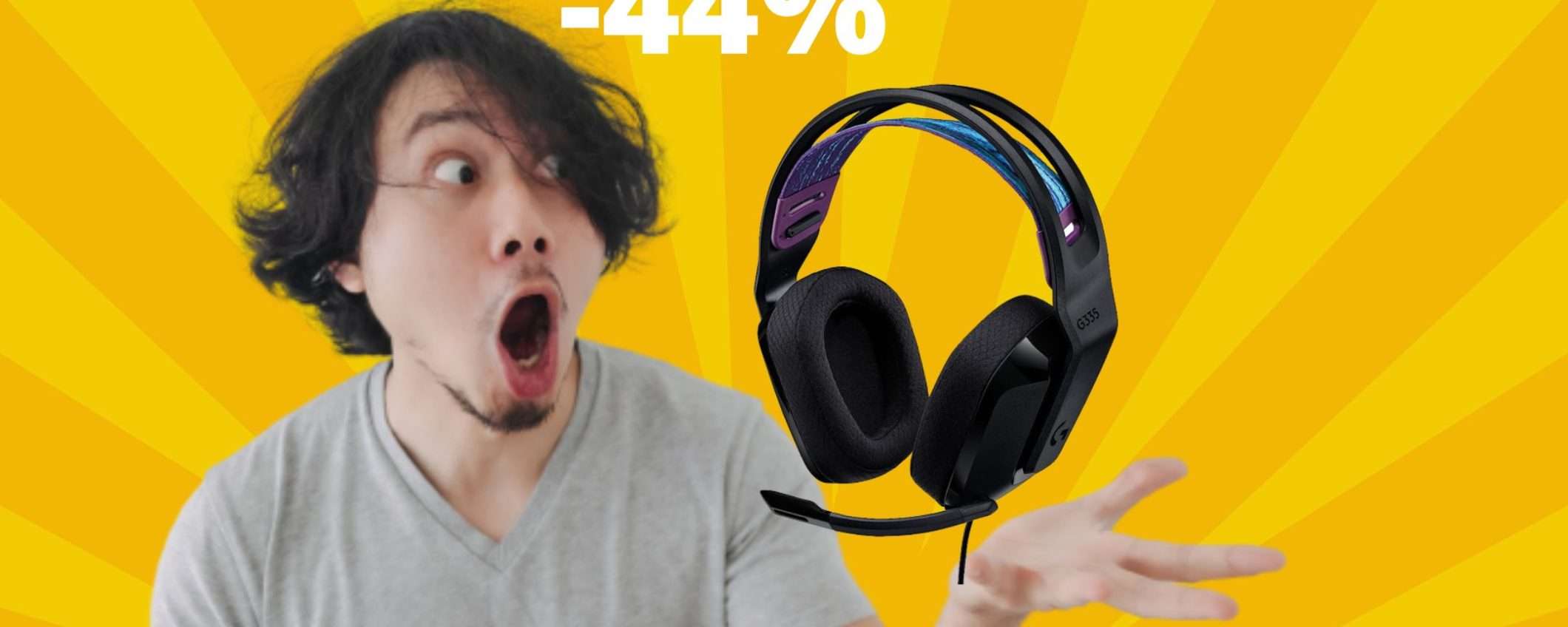 Cuffie da gaming Logitech G335: sconto FOLLE del 44% su Amazon Cuffie da gaming Logitech G335: sconto FOLLE del 44% su Amazon