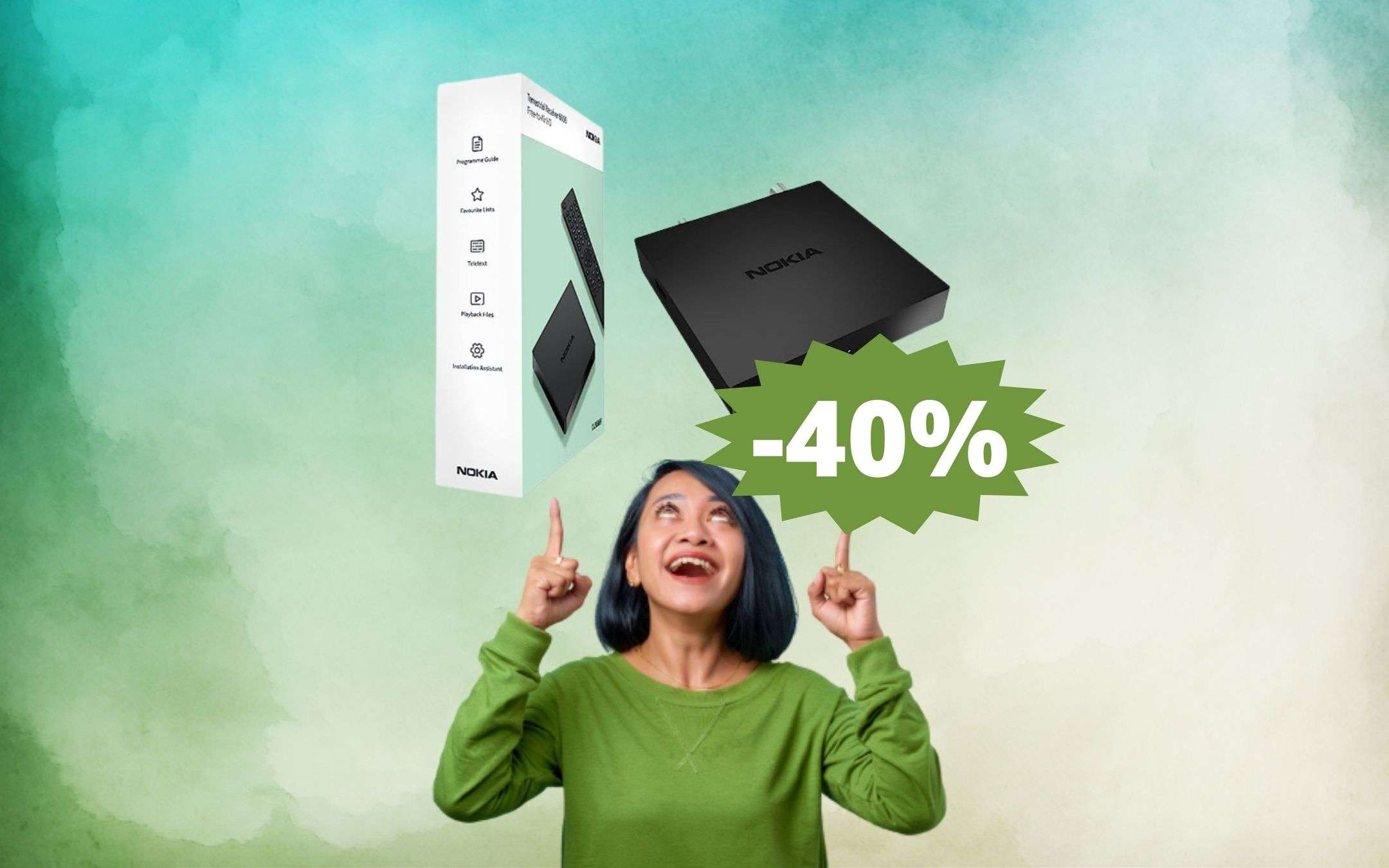 Decoder Nokia: tra i più venduti su Amazon (-40%)