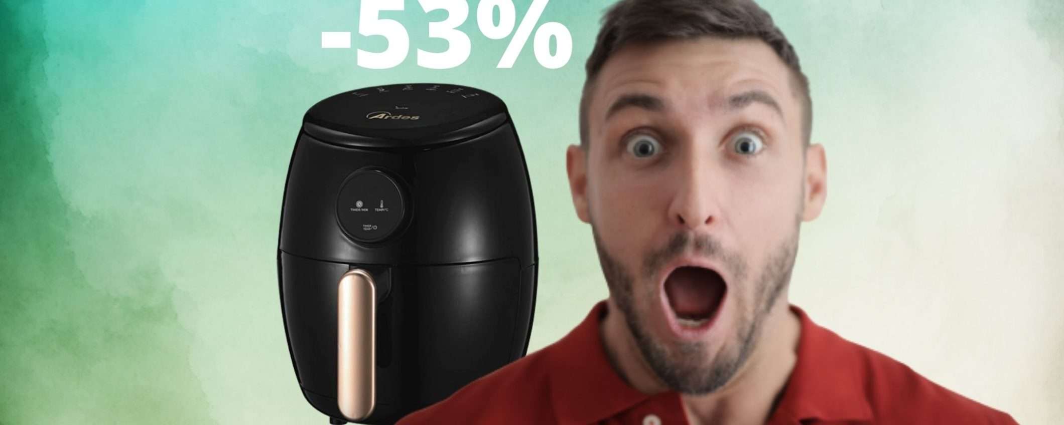 Friggitrice ad aria Ardes: non ha rivali con lo sconto del 53% Friggitrice ad aria Ardes: non ha rivali con lo sconto del 53%