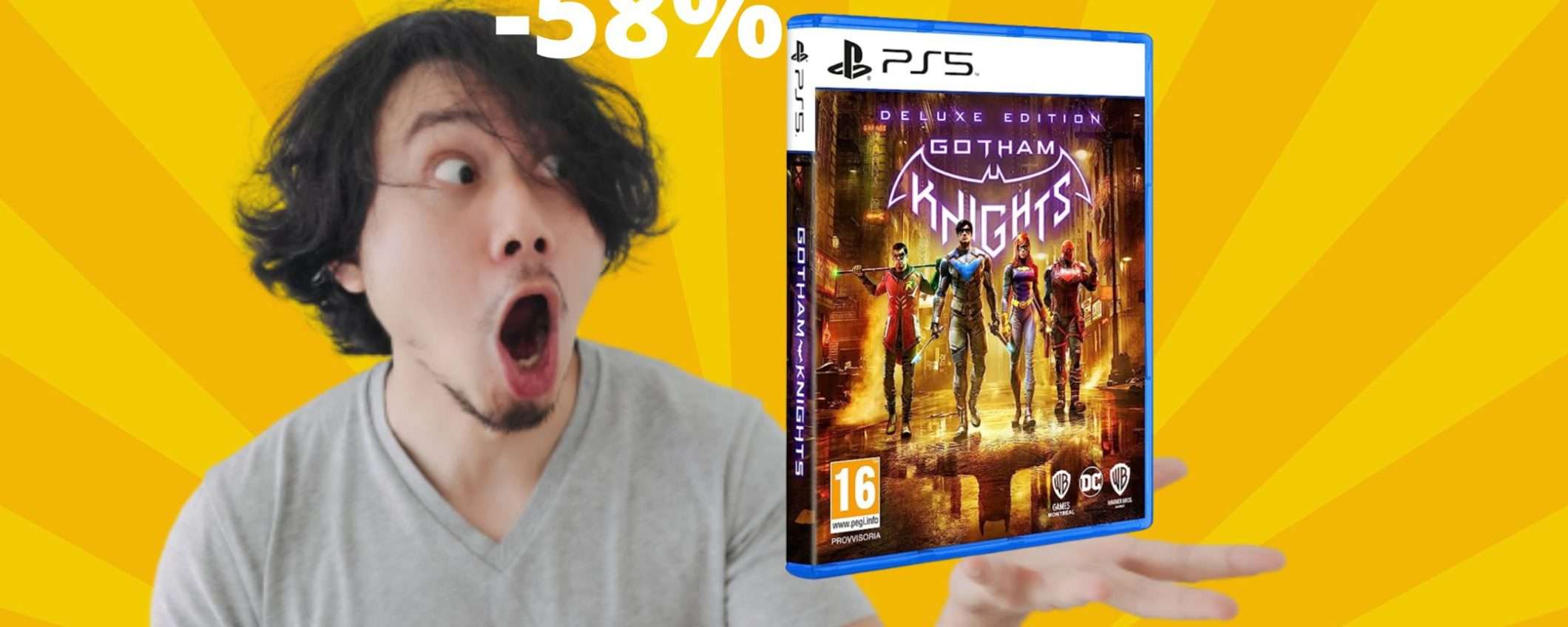 Gotham Knights: la Deluxe Edition preordinabile con il 58% di sconto Gotham Knights: la Deluxe Edition preordinabile con il 58% di sconto
