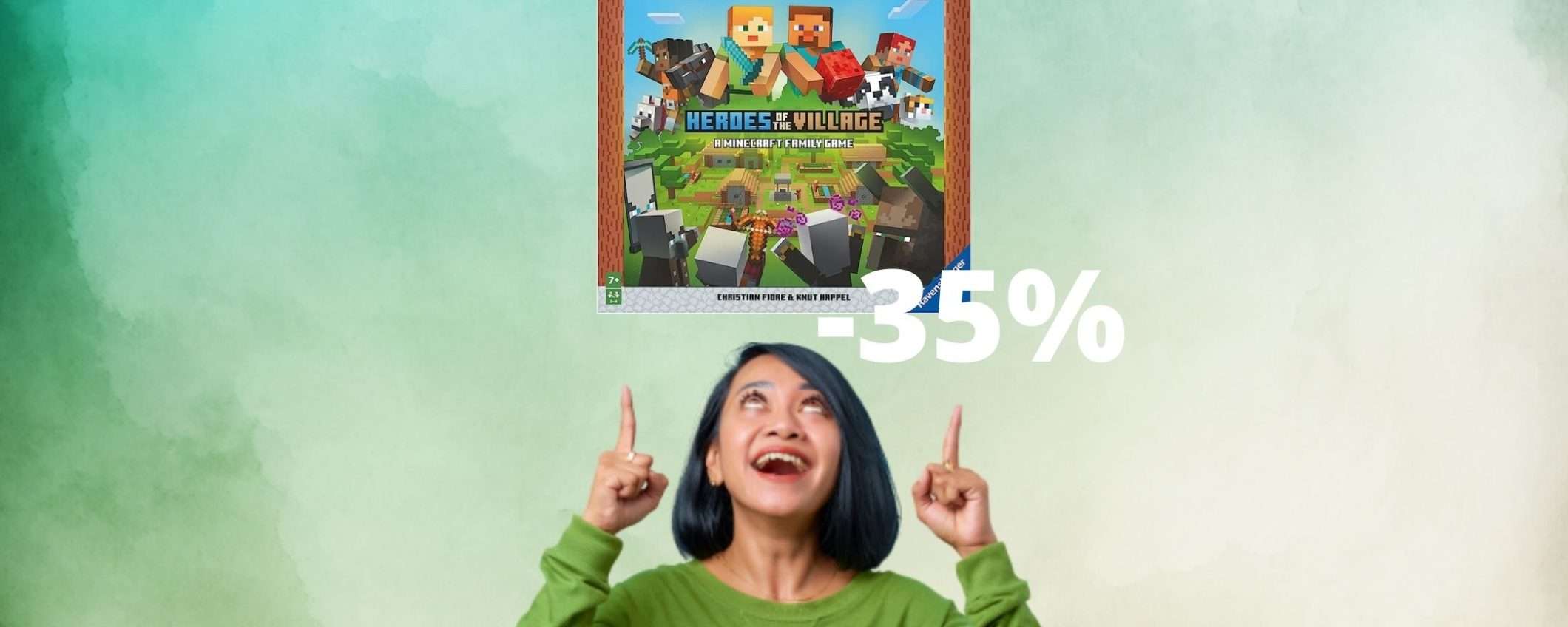 Minecraft Heroes of the Village: il gioco da tavolo in super sconto Minecraft Heroes of the Village: il gioco da tavolo in super sconto