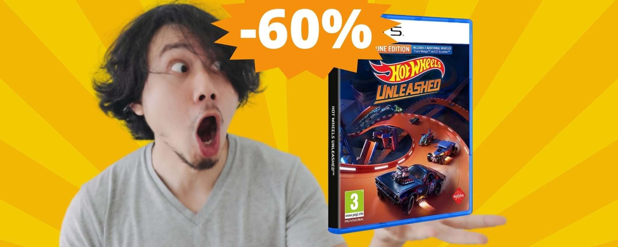 Hot Wheels Unleashed PS5: sconto FOLLE del 60% Hot Wheels Unleashed PS5: sconto FOLLE del 60%
