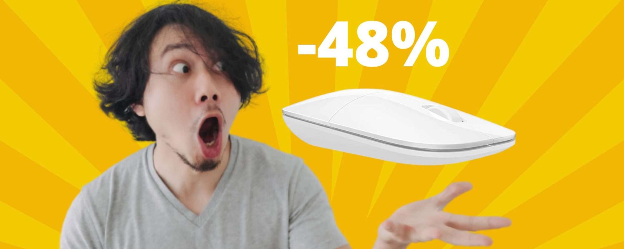 Mouse Wireless HP: elegante, affidabile e in SUPER SCONTO su Amazon Mouse Wireless HP: elegante, affidabile e in SUPER SCONTO su Amazon