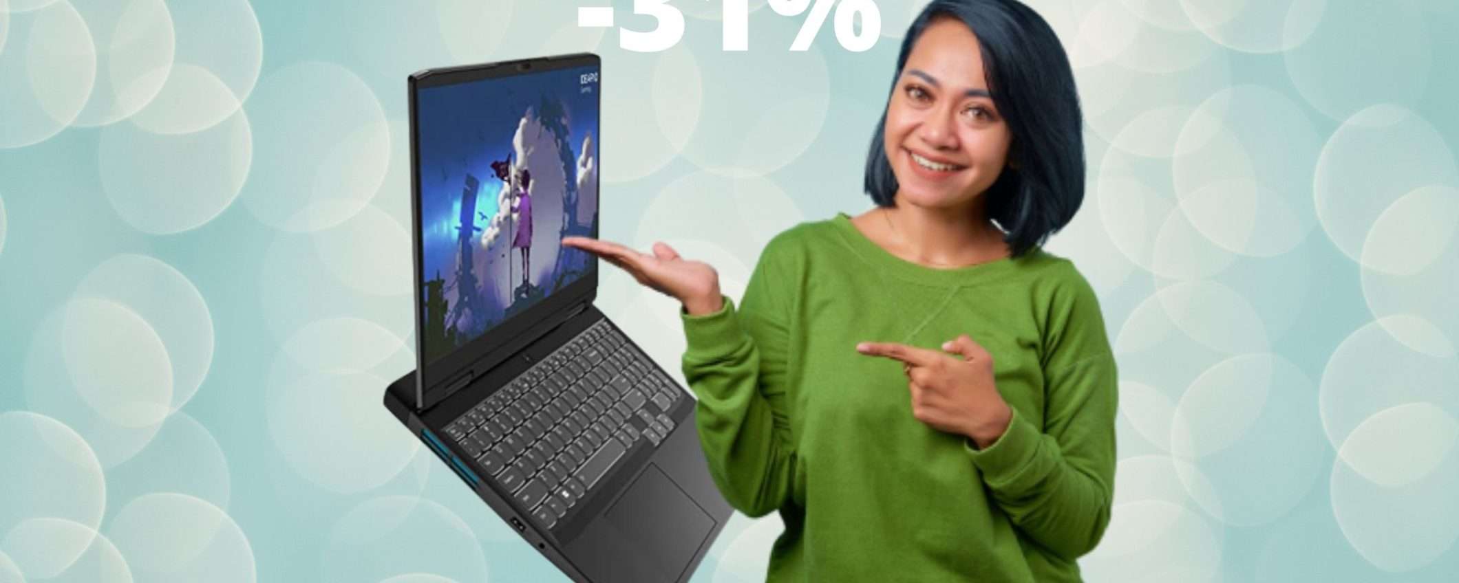Lenovo IdeaPad Gaming 3: in esclusiva su Amazon scontato del 31% Lenovo IdeaPad Gaming 3: in esclusiva su Amazon scontato del 31%