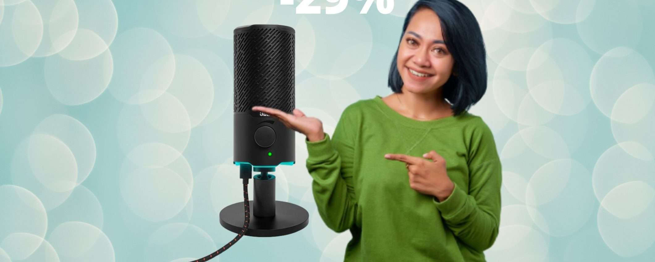 JBL Quantum Stream: il microfono professionale ad un prezzo ridicolo JBL Quantum Stream: il microfono professionale ad un prezzo ridicolo