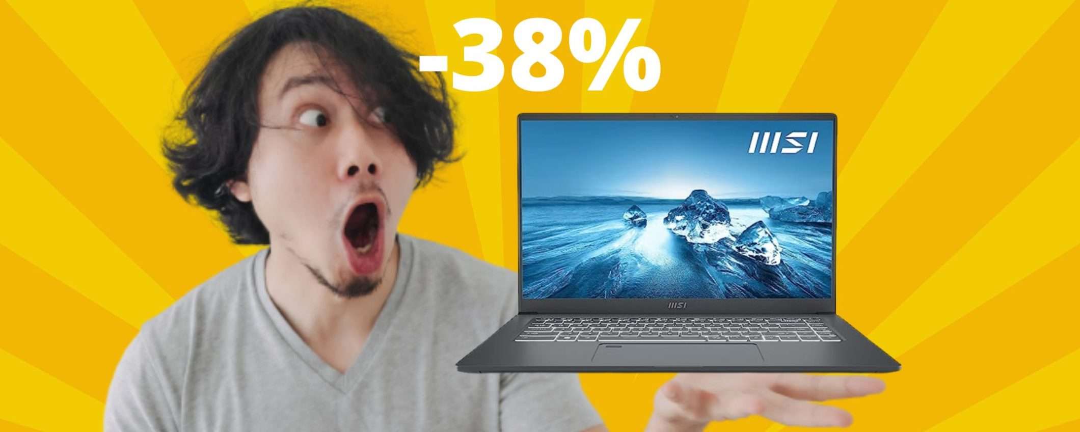 MSI Prestige 15: Notebook raffinato, potente e in super sconto MSI Prestige 15: Notebook raffinato, potente e in super sconto