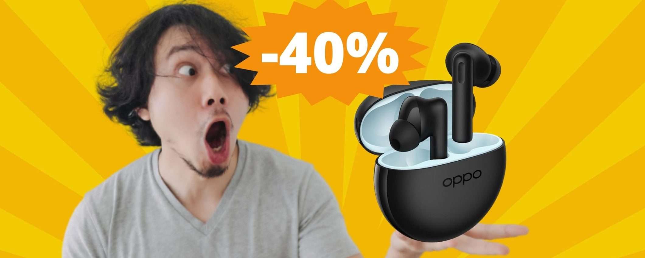 OPPO Enco Buds2: sconto PAZZESCO del 40% su Amazon OPPO Enco Buds2: sconto PAZZESCO del 40% su Amazon