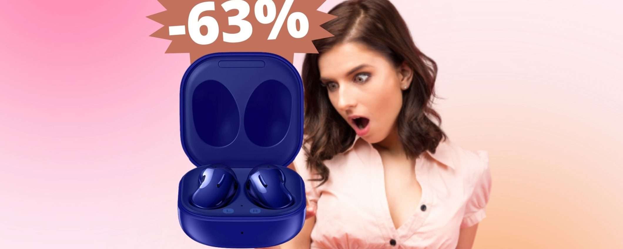 Samsung Galaxy Buds Live: CROLLO del prezzo su Amazon (-63%) Samsung Galaxy Buds Live: CROLLO del prezzo su Amazon (-63%)