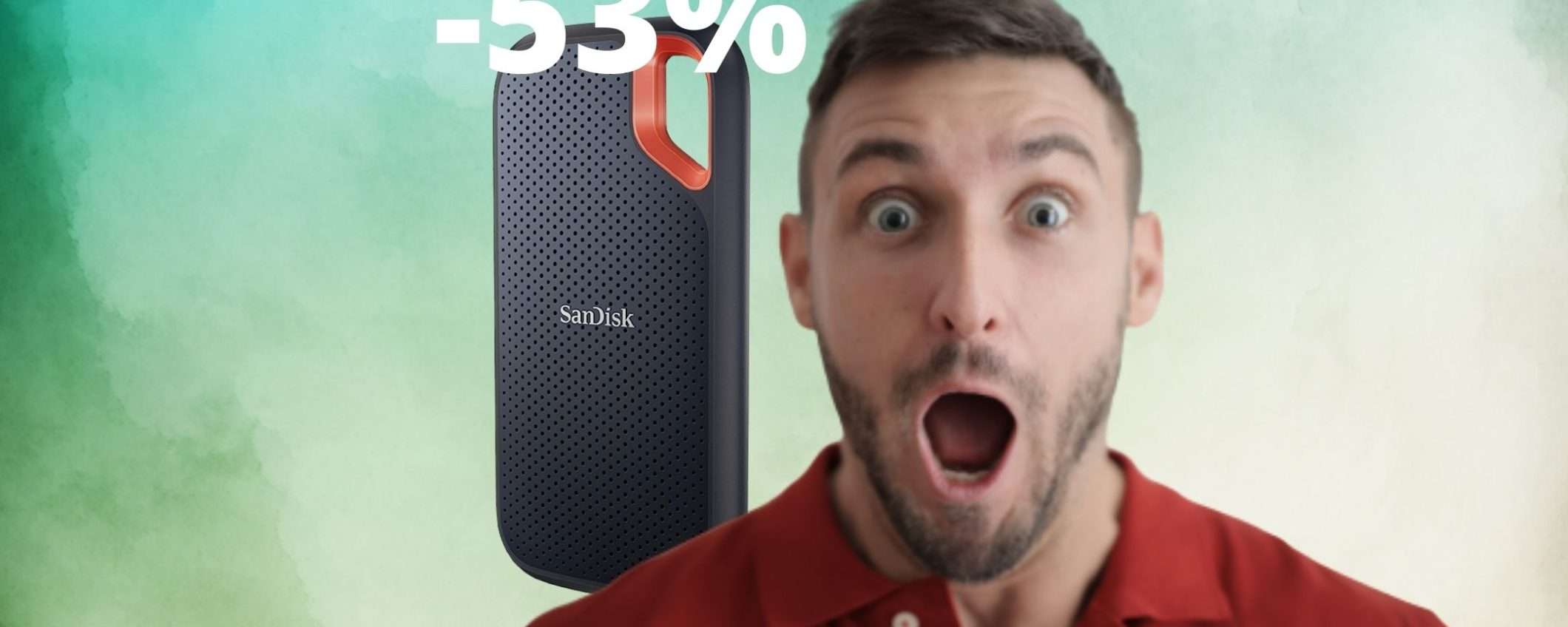 SanDisk Extreme SSD 1TB: il più venduto al mondo in super sconto SanDisk Extreme SSD 1TB: il più venduto al mondo in super sconto