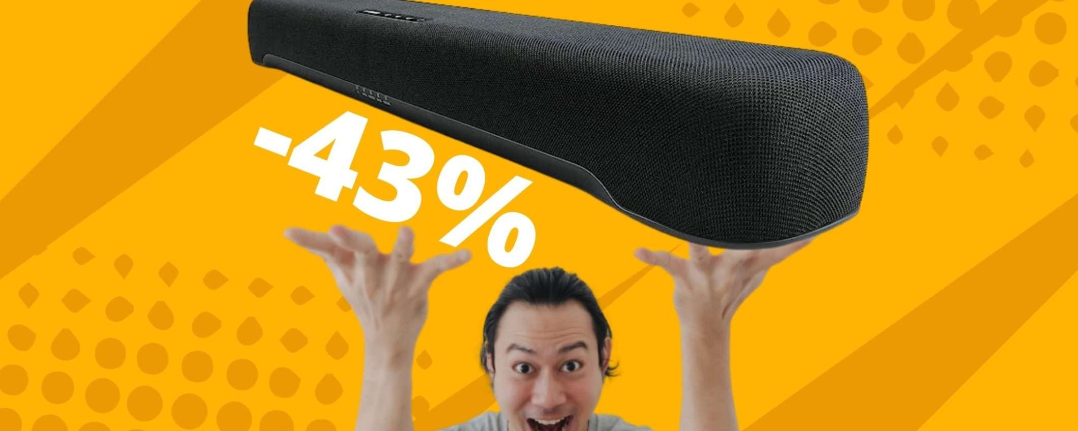 Soundbar Yamaha: non puoi trovare di meglio a questo prezzo BOMBA Soundbar Yamaha: non puoi trovare di meglio a questo prezzo BOMBA