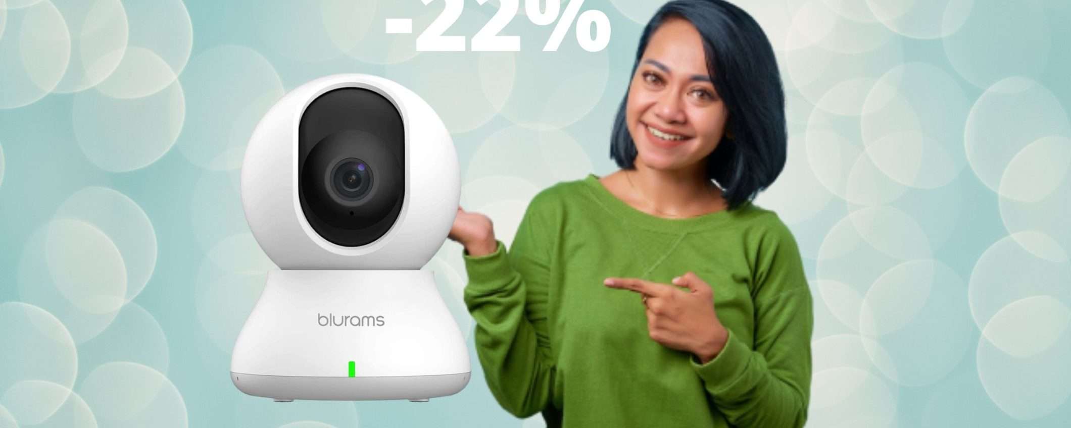 Videocamera di sorveglianza per interni: incredibile offerta su Amazon