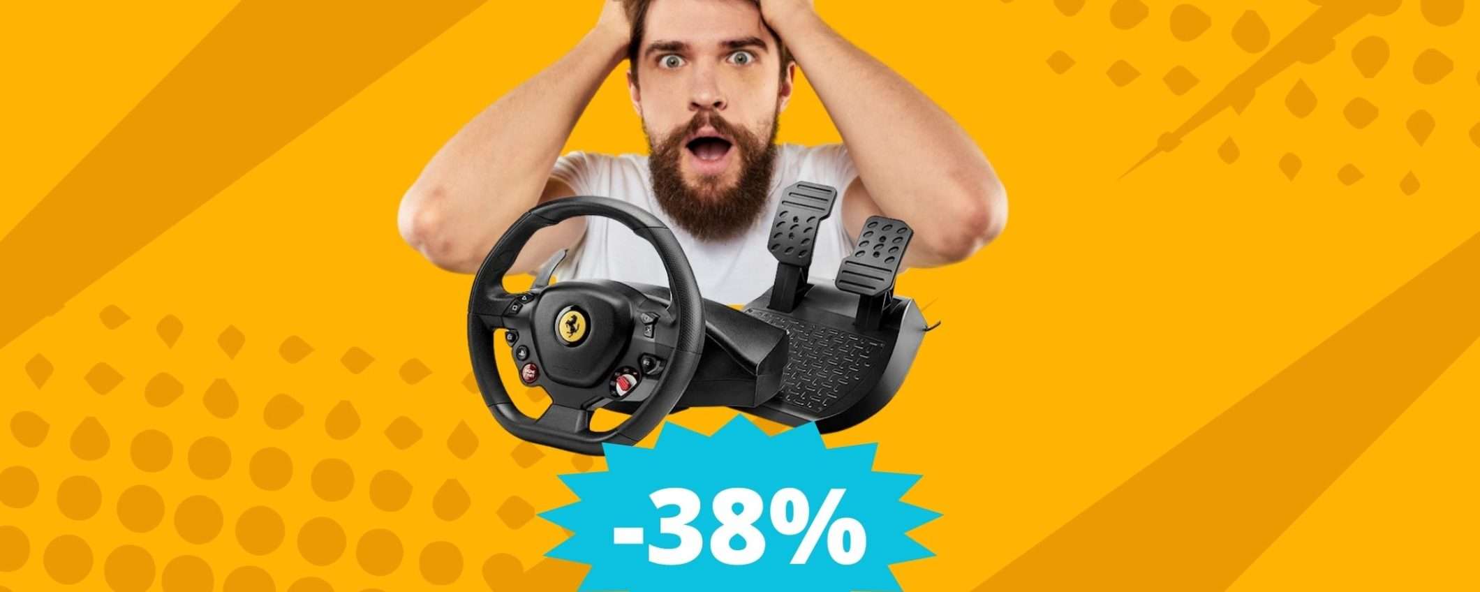 Thurstmaster T80 Ferrari: il volante più venduto su Amazon (-31%) Thurstmaster T80 Ferrari: il volante più venduto su Amazon (-31%)