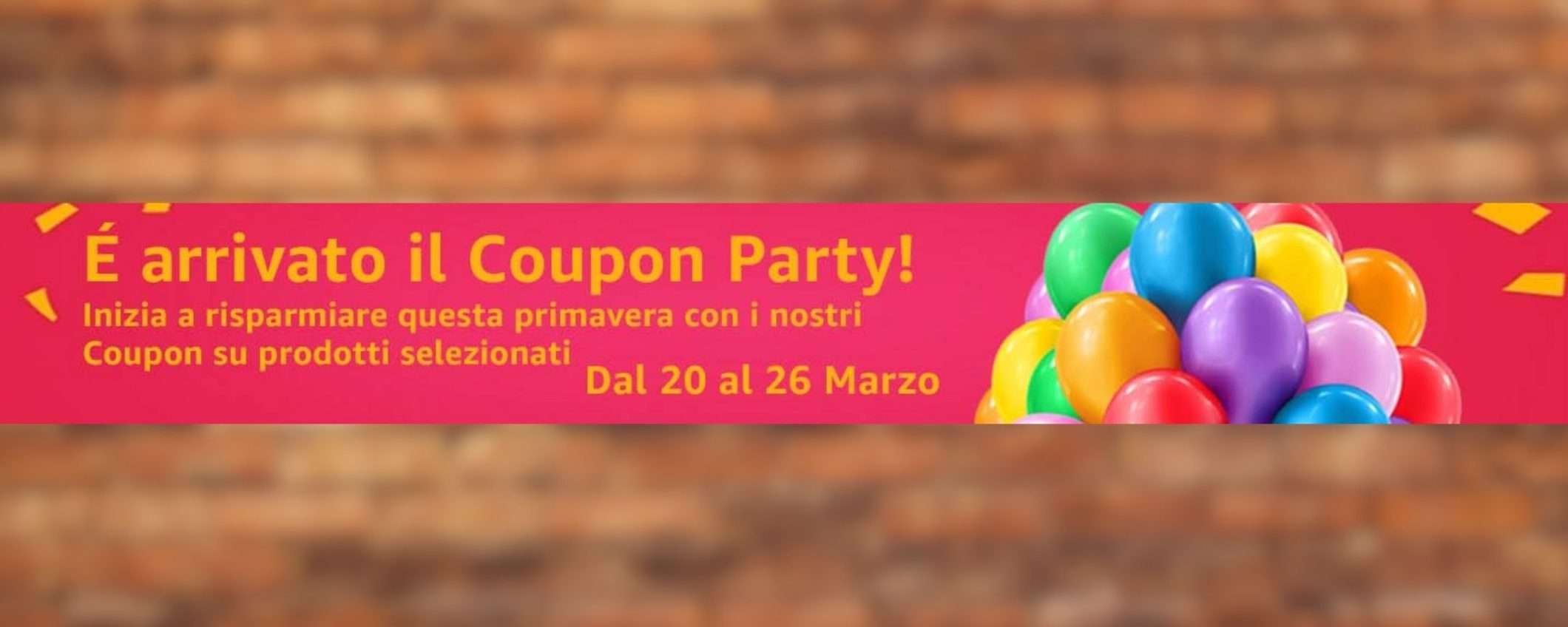 Amazon COUPON PARTY al via: tantissimi sconti fino all'80% (10 imperdibili) Amazon COUPON PARTY al via: tantissimi sconti fino all'80% (10 imperdibili)