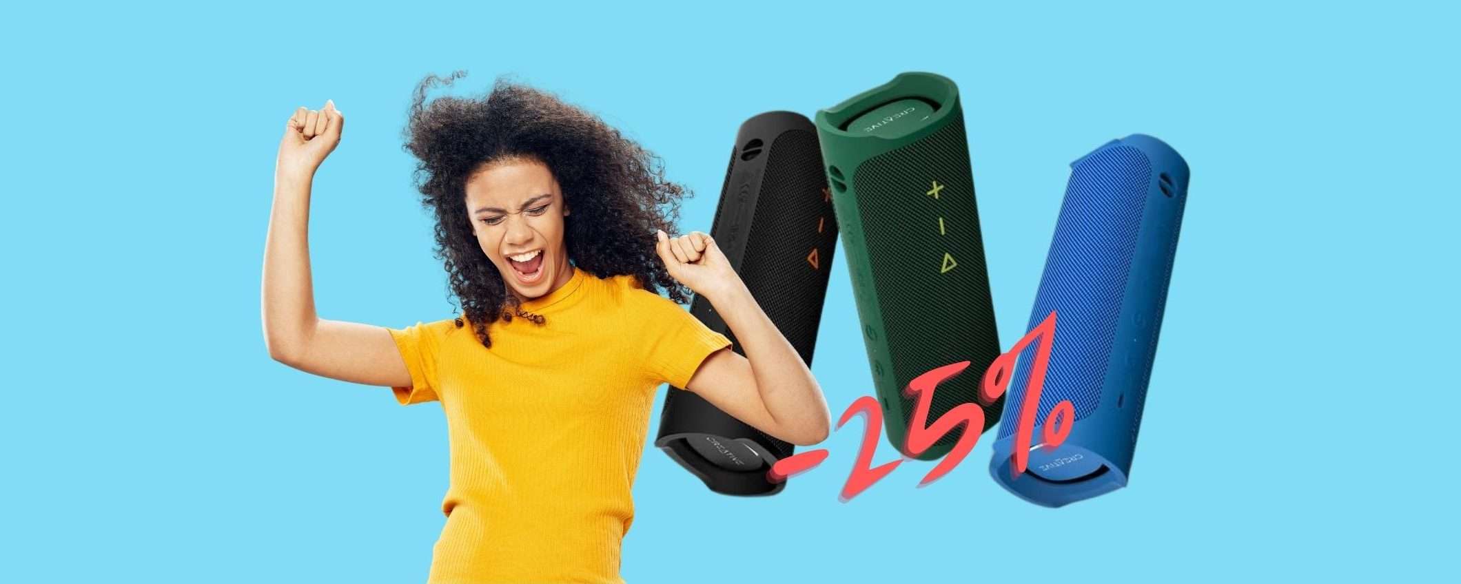 Creative Muvo Go: speaker Bluetooth ECCEZIONALE a prezzo WOW (-25%) Creative Muvo Go: speaker Bluetooth ECCEZIONALE a prezzo WOW (-25%)