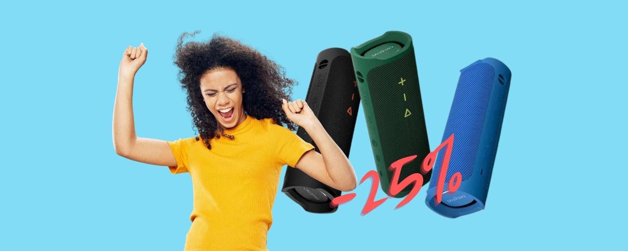 Creative Muvo Go: speaker Bluetooth ECCEZIONALE a prezzo WOW (-25%)