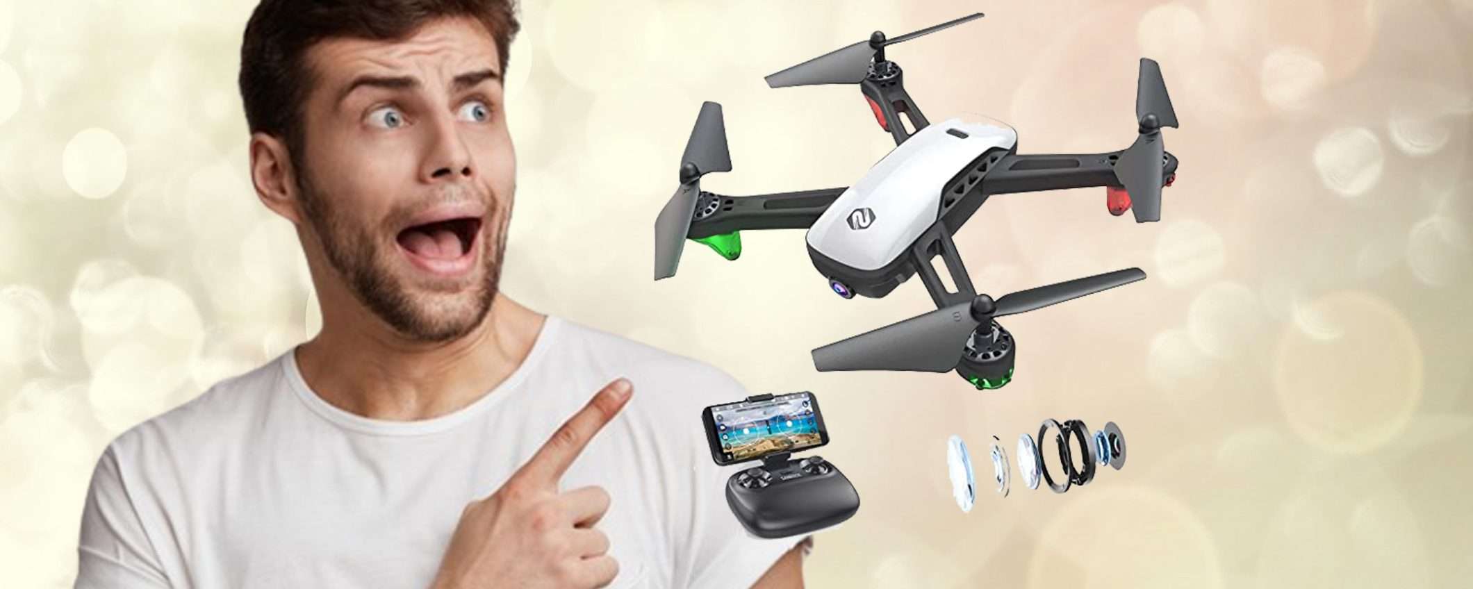 Drone con telecamera SANROCK U52 con DOPPIO SCONTO(Amazon) Drone con telecamera SANROCK U52 con DOPPIO SCONTO(Amazon)