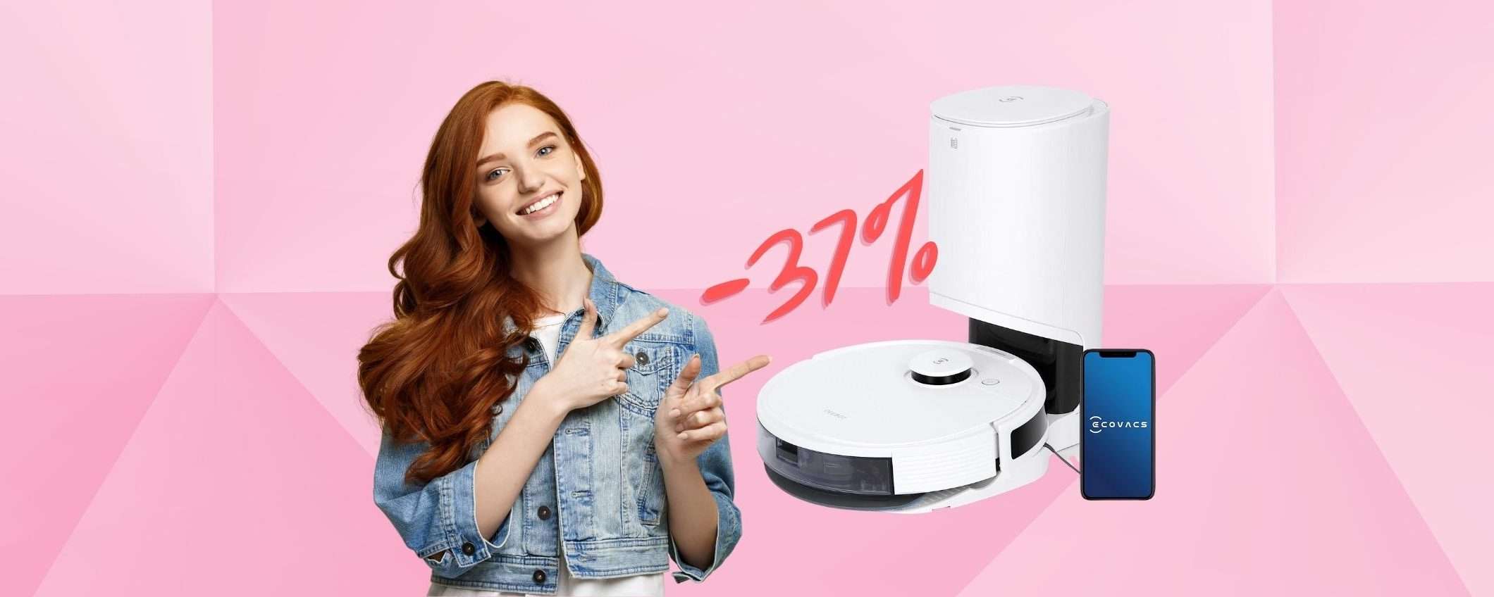 Ecovacs Deebot N8 Plus: robot aspirapolvere 2 in 1 a 220€ in MENO Ecovacs Deebot N8 Plus: robot aspirapolvere 2 in 1 a 220€ in MENO