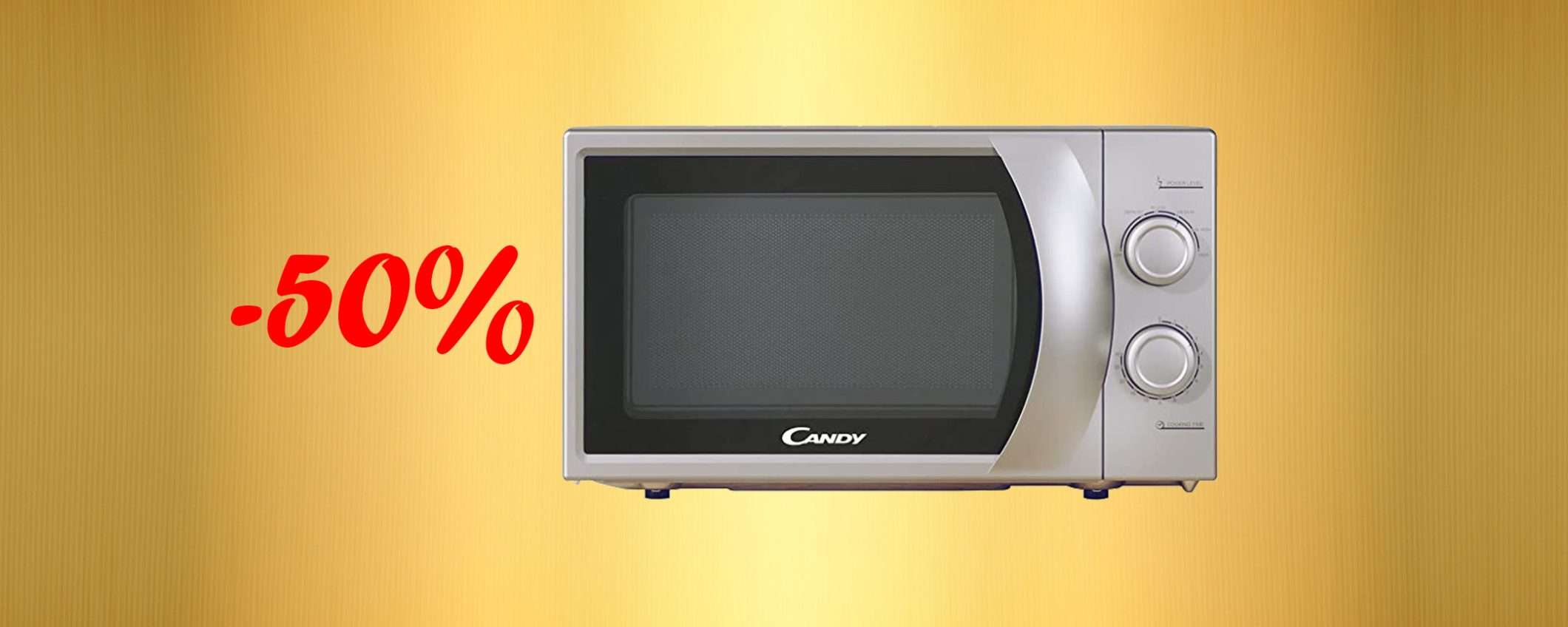 Forno a microonde Candy da 700 W su eBay a METÁ PREZZO! Forno a microonde Candy da 700 W su eBay a METÁ PREZZO!