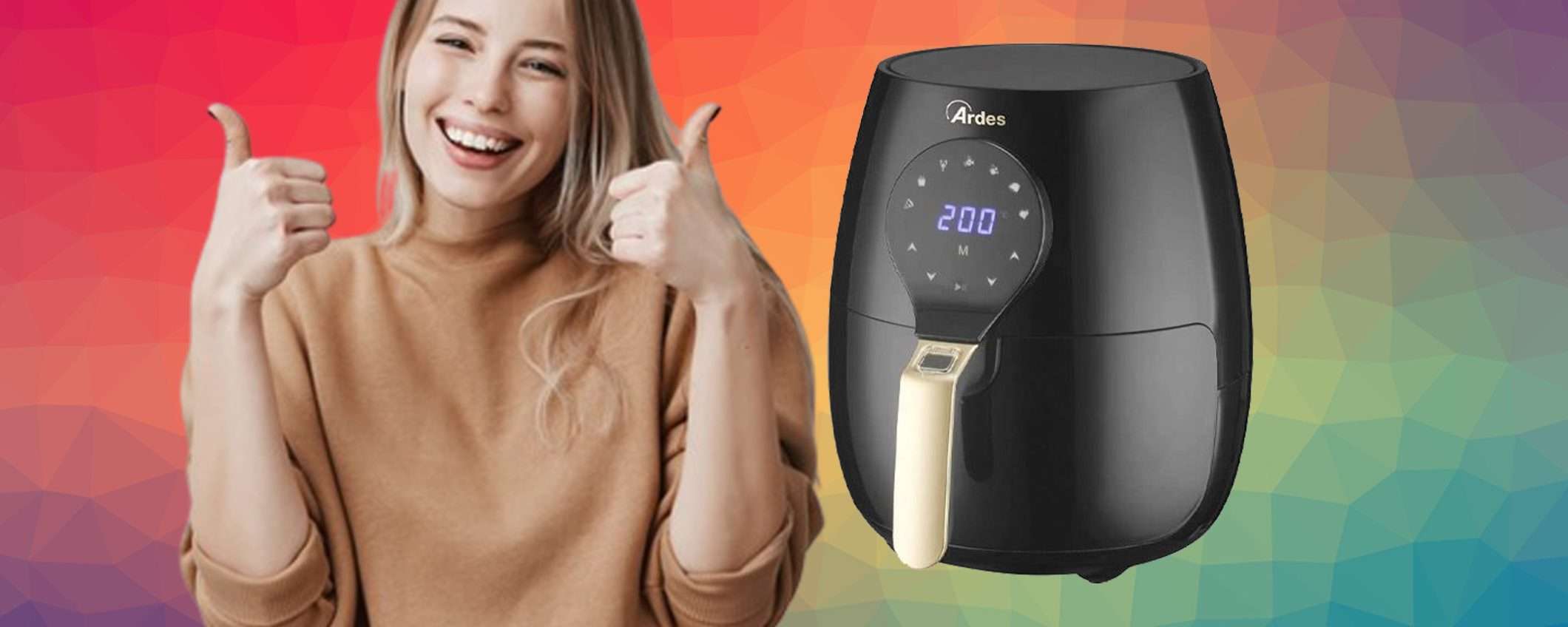 Friggitrice ad aria Ardes Eldorada Maxi con sconto TOP del 42% Friggitrice ad aria Ardes Eldorada Maxi con sconto TOP del 42%