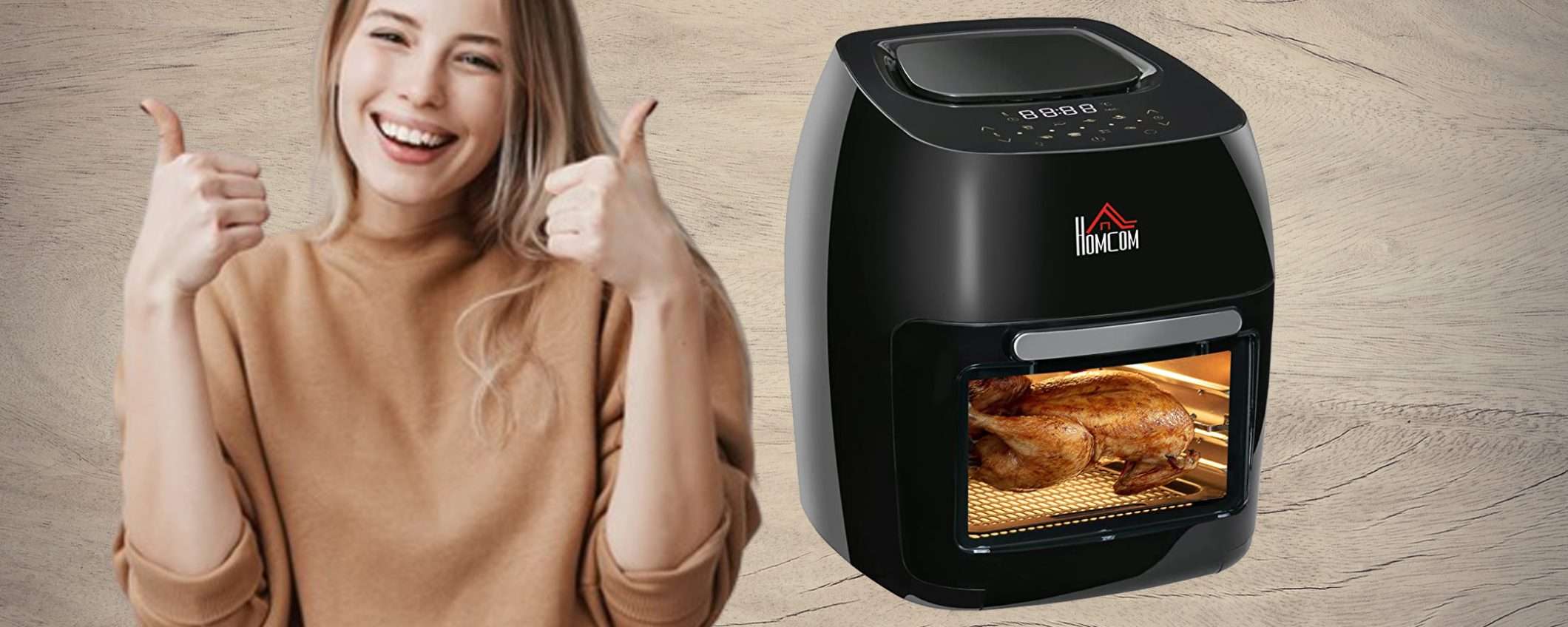 Friggitrice ad aria con 8 funzioni e disidratatore: sconto TOP su eBay Friggitrice ad aria con 8 funzioni e disidratatore: sconto TOP su eBay