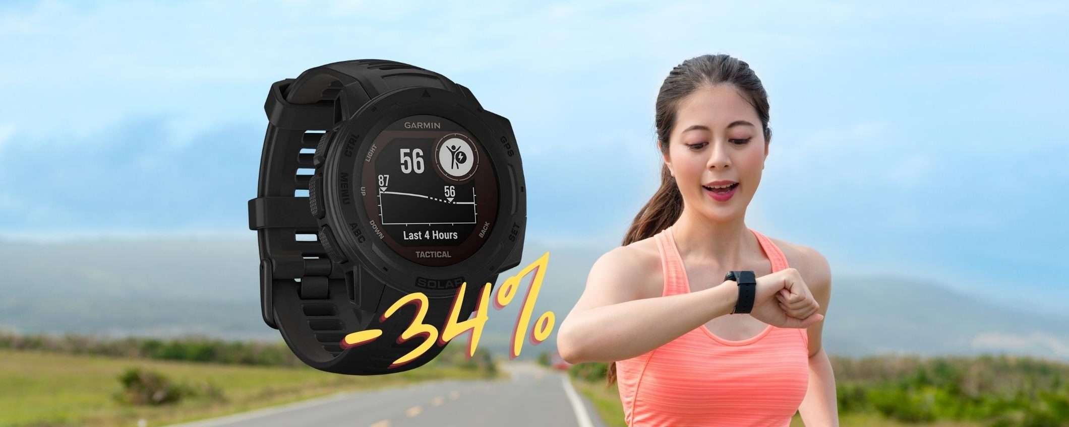 Garmin Instinct Solar Tactical: lo smartwatch dei SOGNI a 160€ in MENO Garmin Instinct Solar Tactical: lo smartwatch dei SOGNI a 160€ in MENO