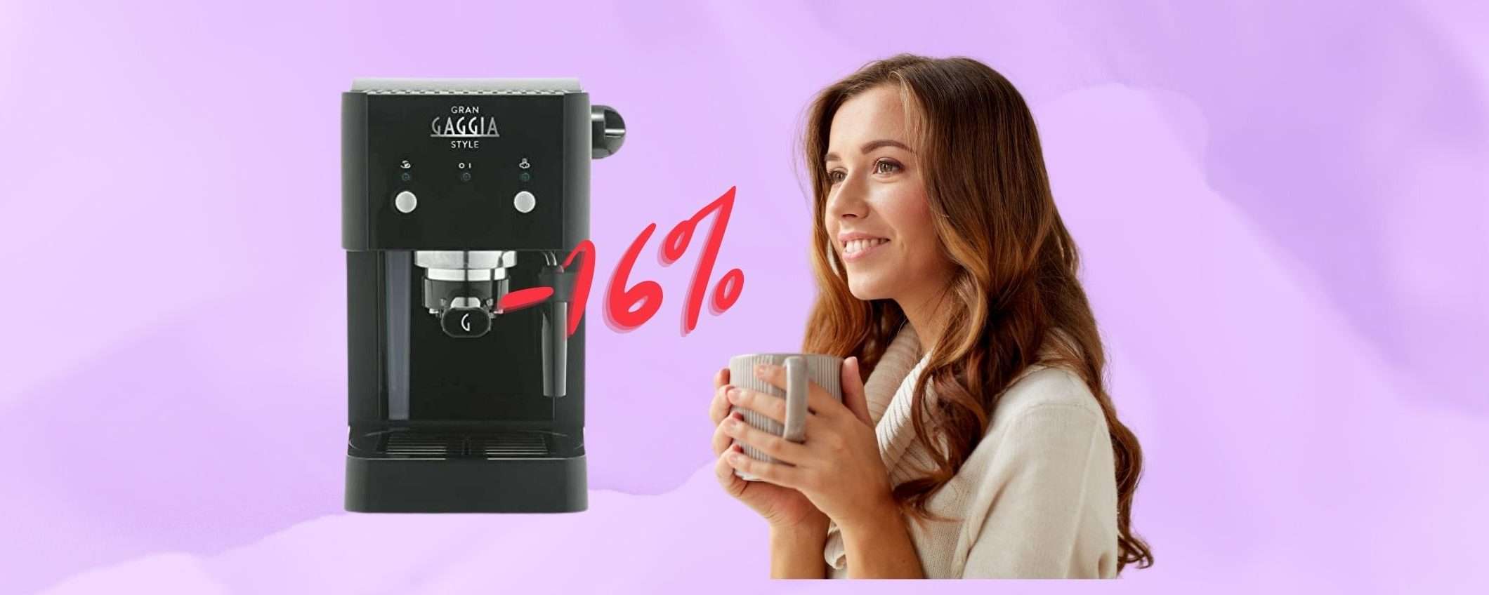 Grangaggia Style: la macchina per caffè macinato e cialde a MENO di 70€ Grangaggia Style: la macchina per caffè macinato e cialde a MENO di 70€