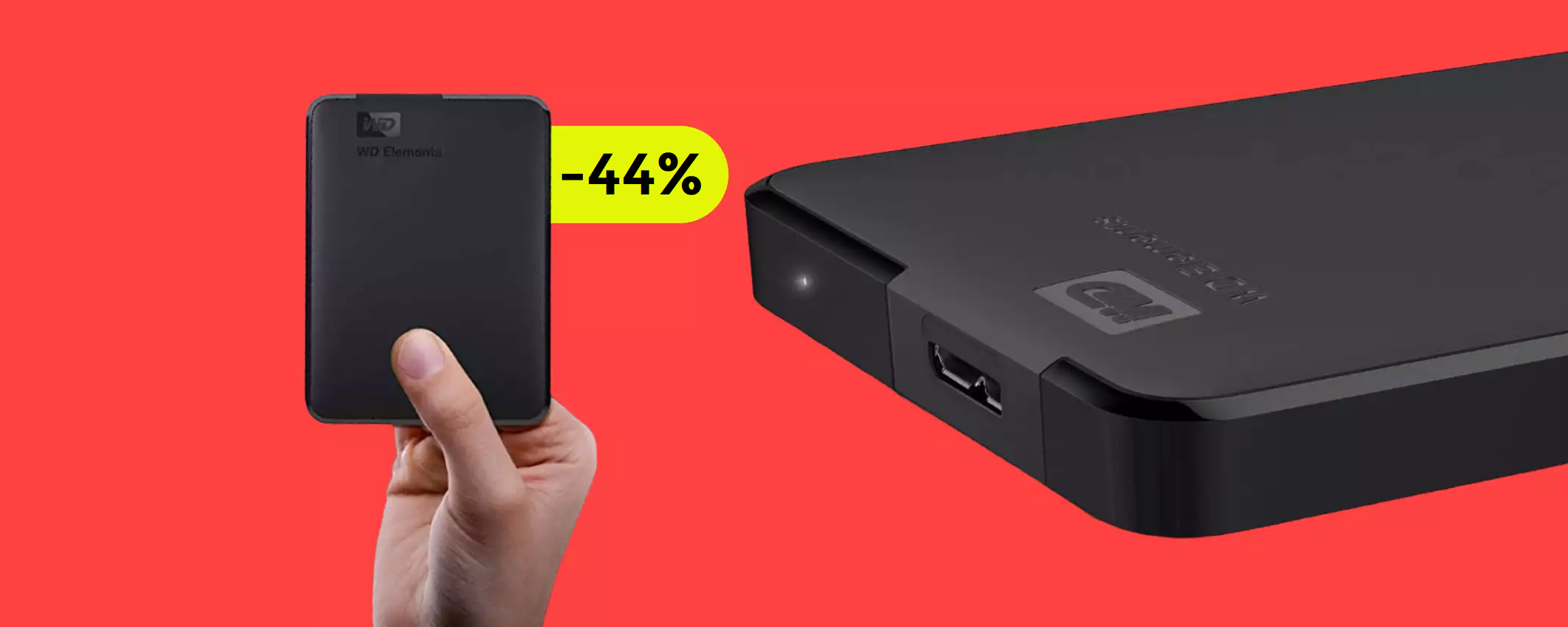 Hard disk esterno 2TB ad un prezzo FOLLEMENTE basso: con 66€ è tuo Hard disk esterno 2TB ad un prezzo FOLLEMENTE basso: con 66€ è tuo