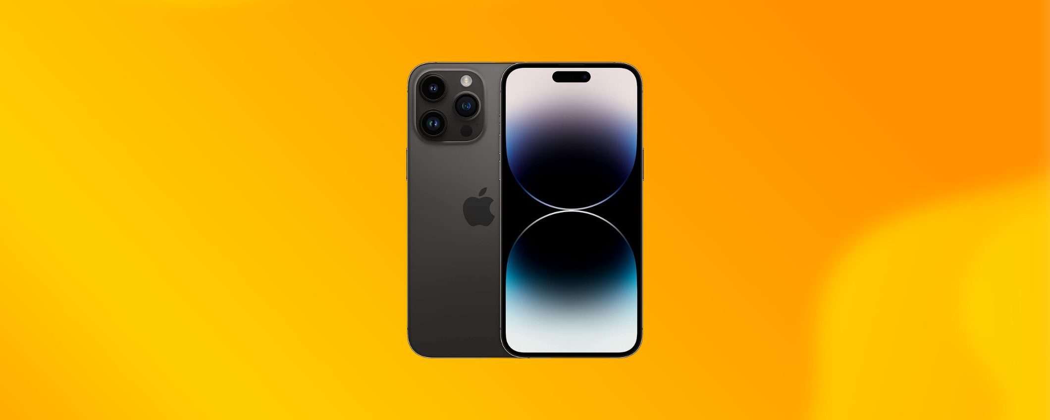 iPhone 14 Pro Max 256 GB: Amazon ha deciso di SVENDERLO (-320€) iPhone 14 Pro Max 256 GB: Amazon ha deciso di SVENDERLO (-320€)