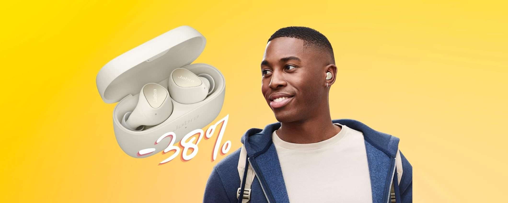 Jabra Elite 3 al MINIMO STORICO su Amzon, ora MENO di 50€ Jabra Elite 3 al MINIMO STORICO su Amzon, ora MENO di 50€