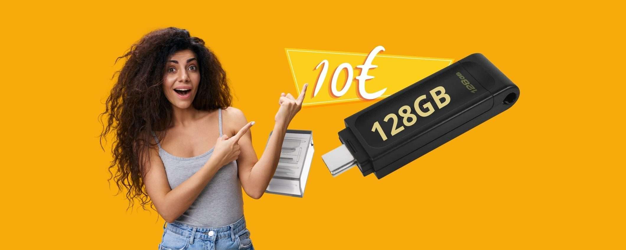 Kingston DataTraveler 70: chiavetta USB da 128GB a 10€, che BOMBA Kingston DataTraveler 70: chiavetta USB da 128GB a 10€, che BOMBA