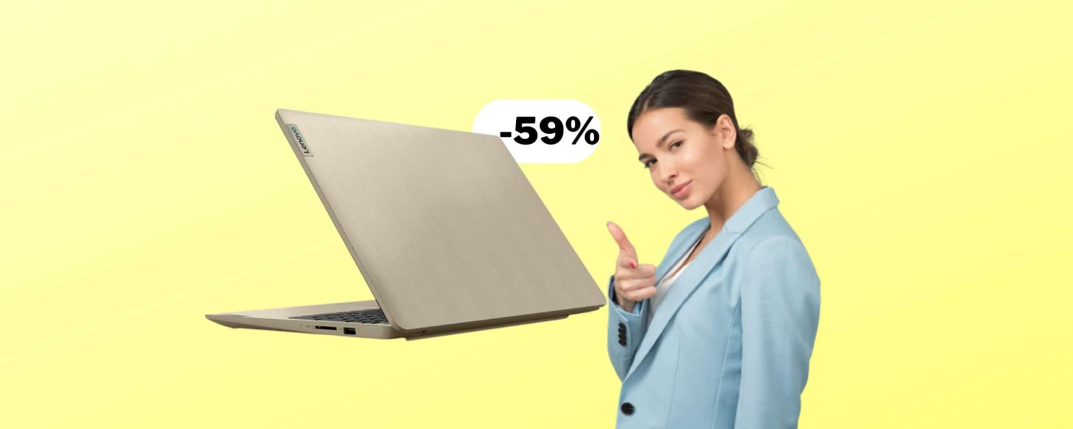 IdeaPad 3i Gen 6 SCONTATISSIMO su Monclick (-59%) IdeaPad 3i Gen 6 SCONTATISSIMO su Monclick (-59%)