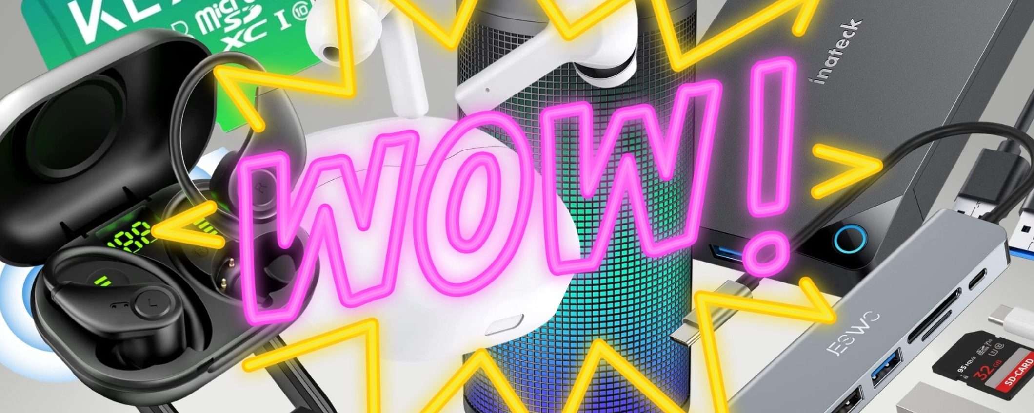 Amazon, OCCASIONI tech furbe del giorno: 10 imperdibili a meno di 20€ Amazon, OCCASIONI tech furbe del giorno: 10 imperdibili a meno di 20€