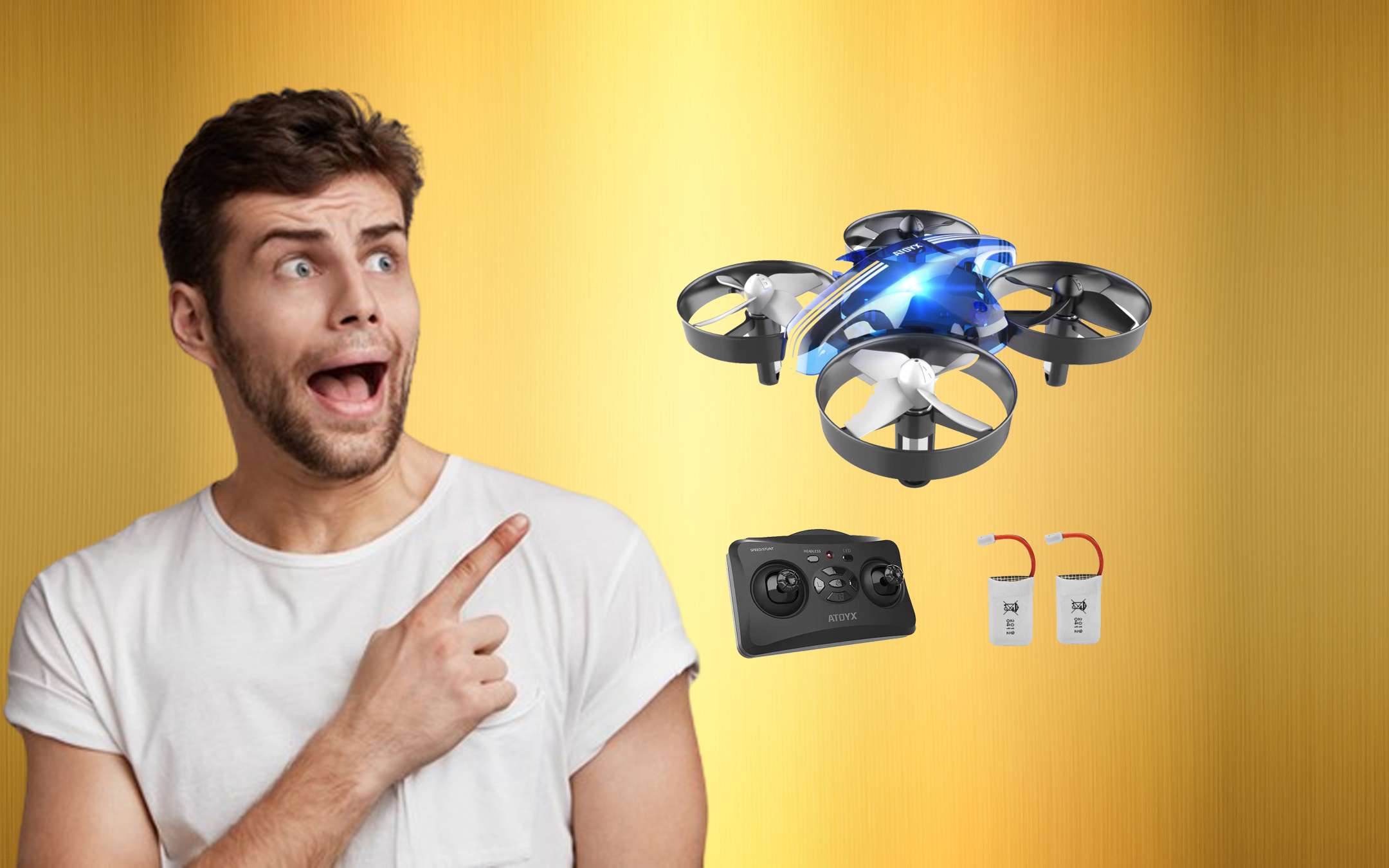 Mini drone per bambini con sconto IMPERDIBILE su Amazon (€ 25,49)