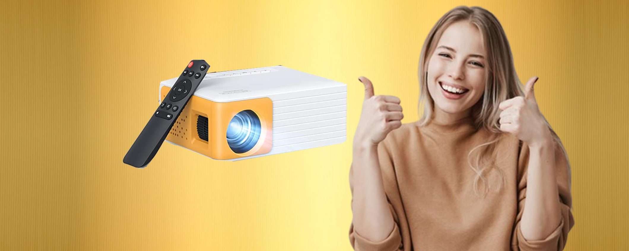 Mini proiettore per bambini Y3: da non perdere con DOPPIO SCONTO Mini proiettore per bambini Y3: da non perdere con DOPPIO SCONTO