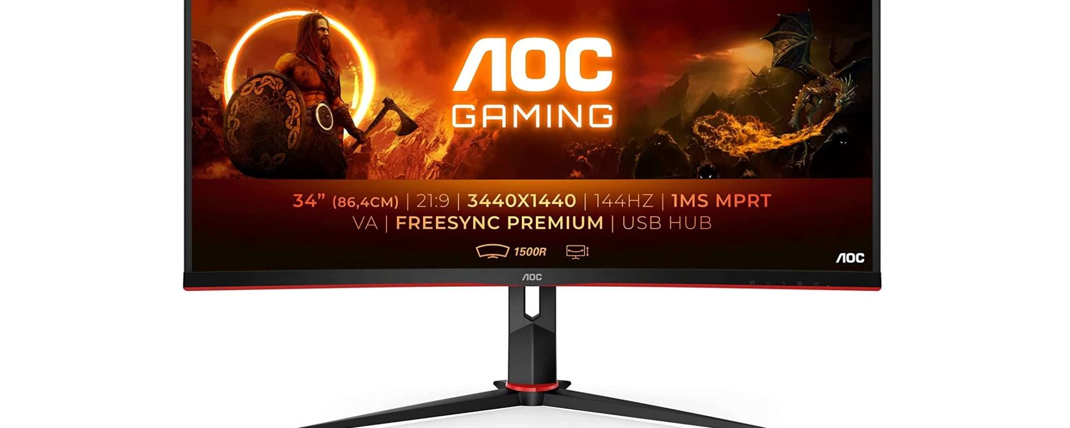 Questo monitor AOC da 34 pollici è ad un OTTIMO PREZZO su Amazon Questo monitor AOC da 34 pollici è ad un OTTIMO PREZZO su Amazon