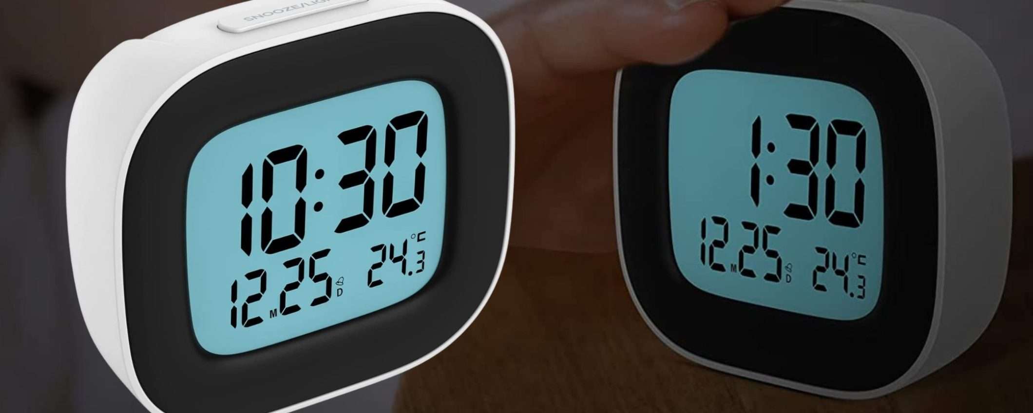 Termometro digitale di design con sveglia a 13€: prezzo SHOCK su Amazon Termometro digitale di design con sveglia a 13€: prezzo SHOCK su Amazon
