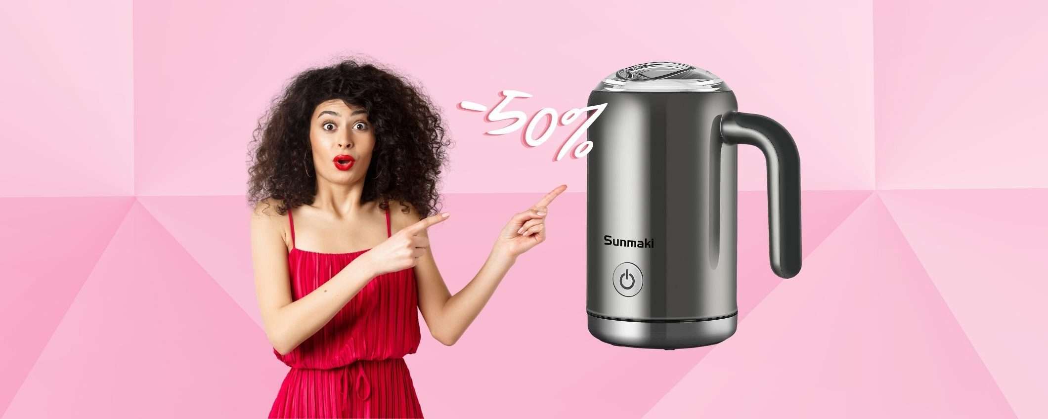 Montalatte Elettrico 4 in 1 a METÀ PREZZO su Amazon, solo 29,99€ Montalatte Elettrico 4 in 1 a METÀ PREZZO su Amazon, solo 29,99€