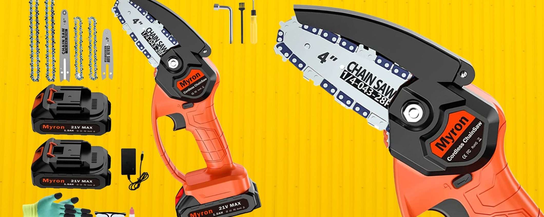 Motosega elettrica con 2 batterie e una MAREA di accessori: kit a 67€ (-48%) Motosega elettrica con 2 batterie e una MAREA di accessori: kit a 67€ (-48%)