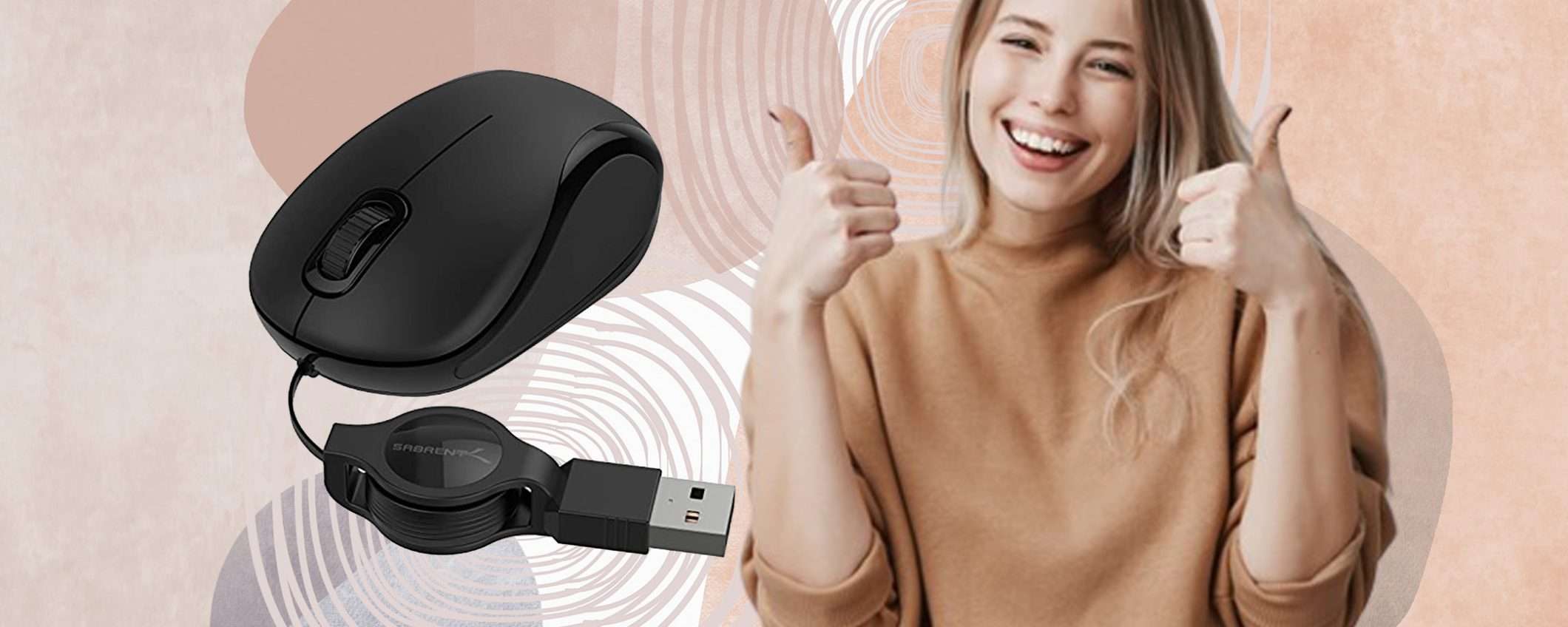 Mouse da viaggio fluido e preciso oggi tuo a soli 9,34€ su Amazon Mouse da viaggio fluido e preciso oggi tuo a soli 9,34€ su Amazon