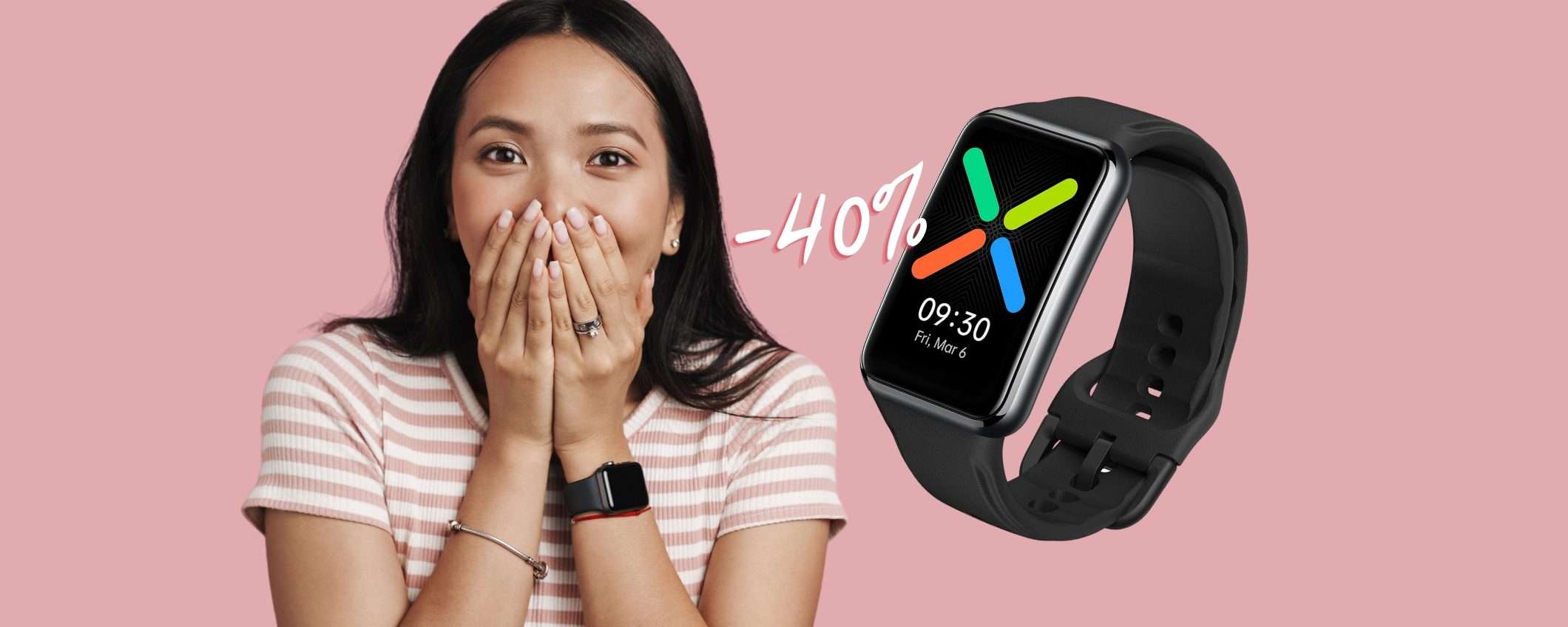 OPPO Watch Free a MENO di 60€ è da prendere ADESSO (-40%) OPPO Watch Free a MENO di 60€ è da prendere ADESSO (-40%)