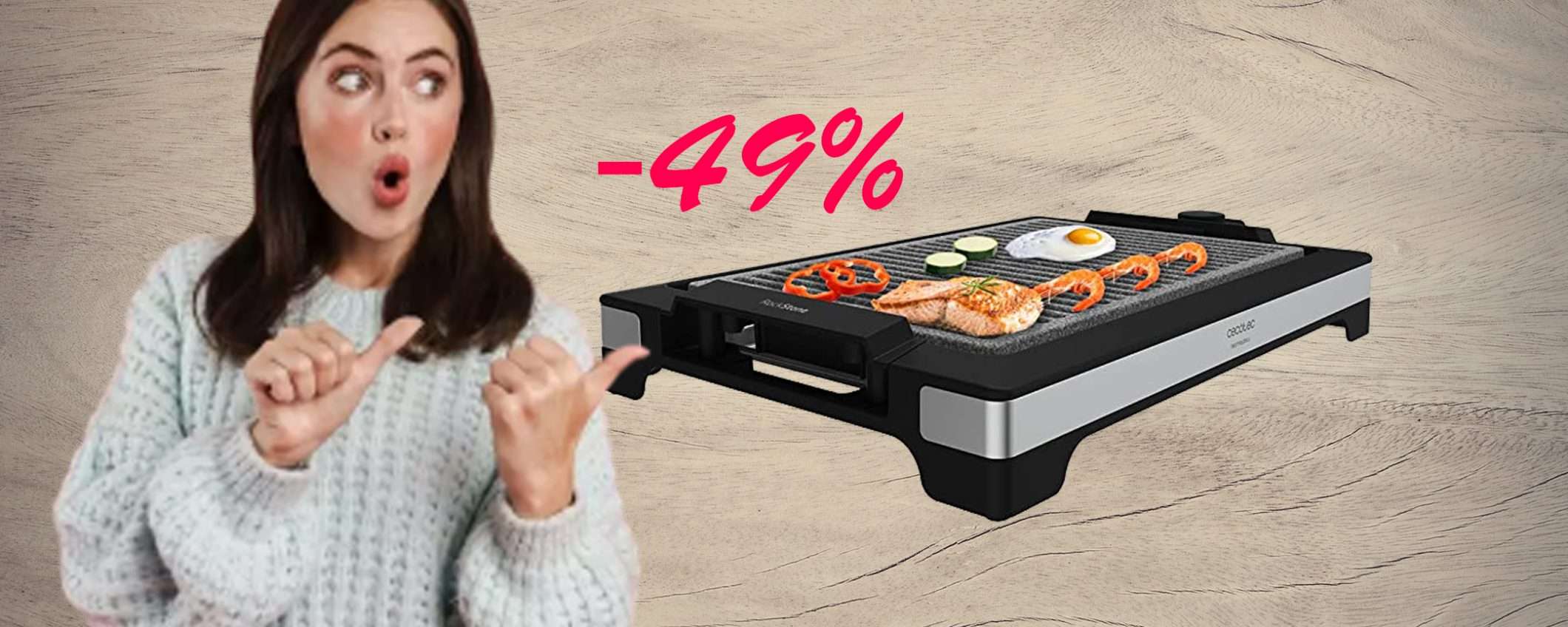 Piastra elettrica da 2000 W: IMPERDIBILE a 23,90€ su Amazon(-49%) Piastra elettrica da 2000 W: IMPERDIBILE a 23,90€ su Amazon(-49%)