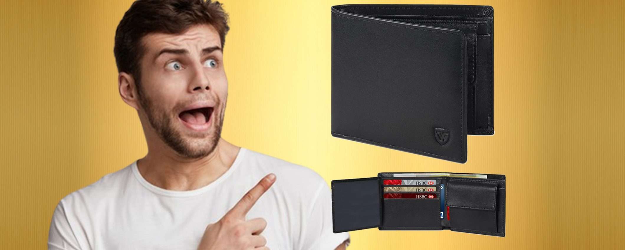 Portafoglio da uomo in vera pelle oggi con sconto TOP del 40% su Amazon Portafoglio da uomo in vera pelle oggi con sconto TOP del 40% su Amazon