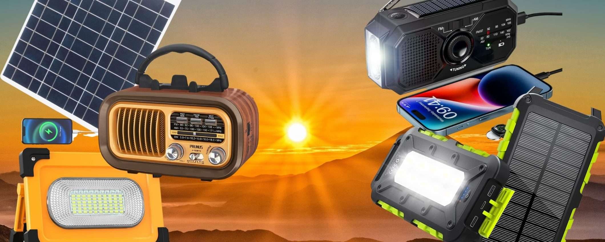 Ecco 5 GENIALATE a meno di 30€ che si alimentano gratis grazie al sole Ecco 5 GENIALATE a meno di 30€ che si alimentano gratis grazie al sole