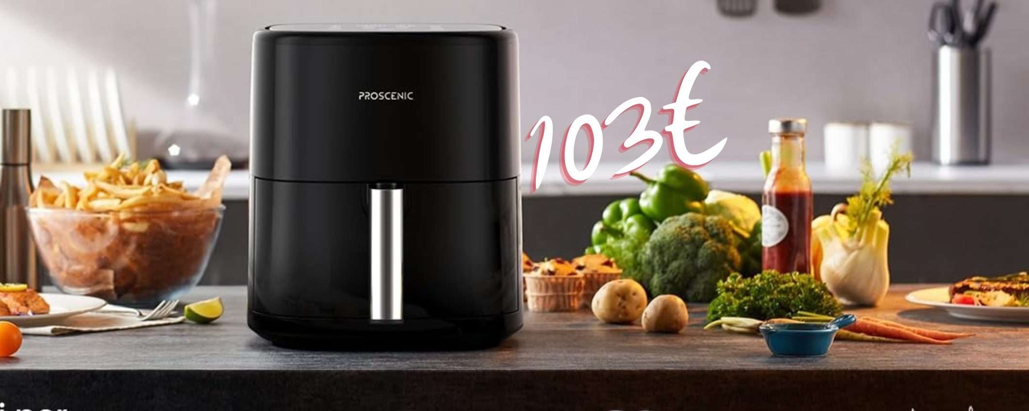 Proscenic T22: torna l'OFFERTA per la friggitrice ad aria più amata (103€) Proscenic T22: torna l'OFFERTA per la friggitrice ad aria più amata (103€)