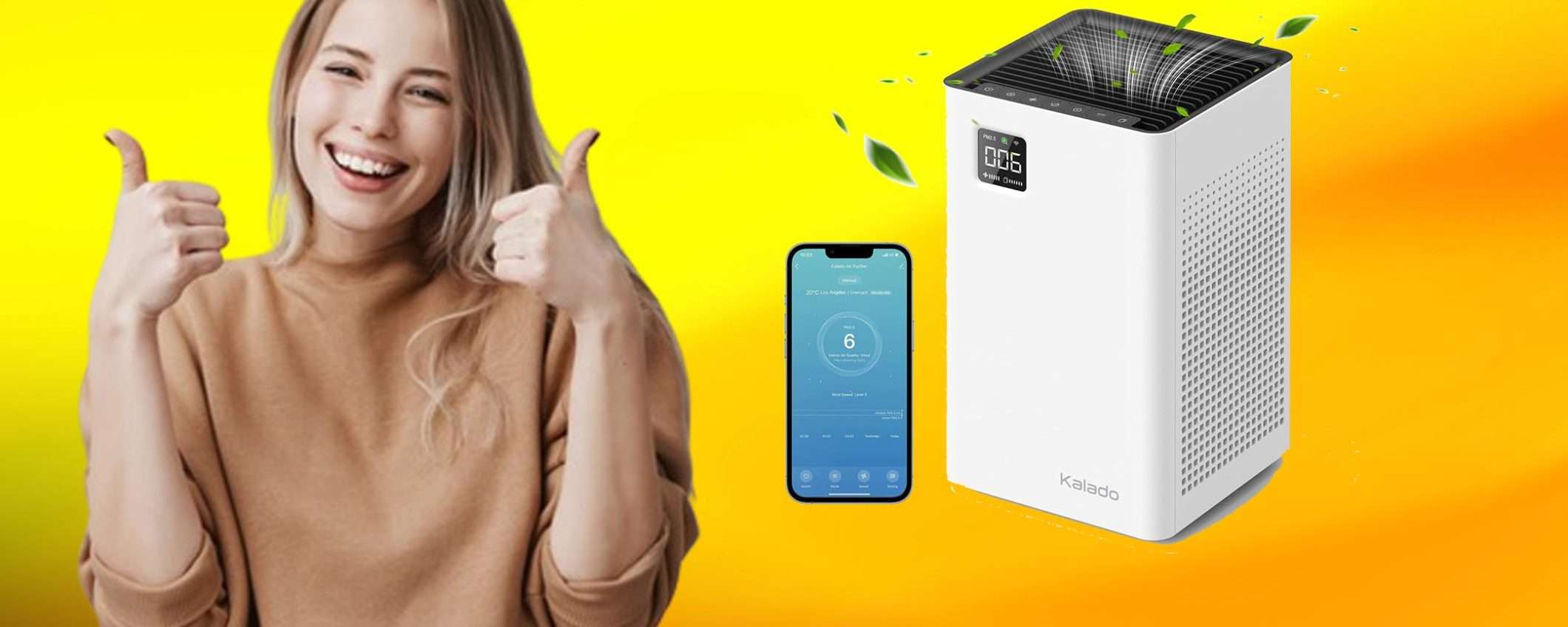Purificatore d'aria Kalado oggi tuo con sconto TOP su Amazon(-120€) Purificatore d'aria Kalado oggi tuo con sconto TOP su Amazon(-120€)