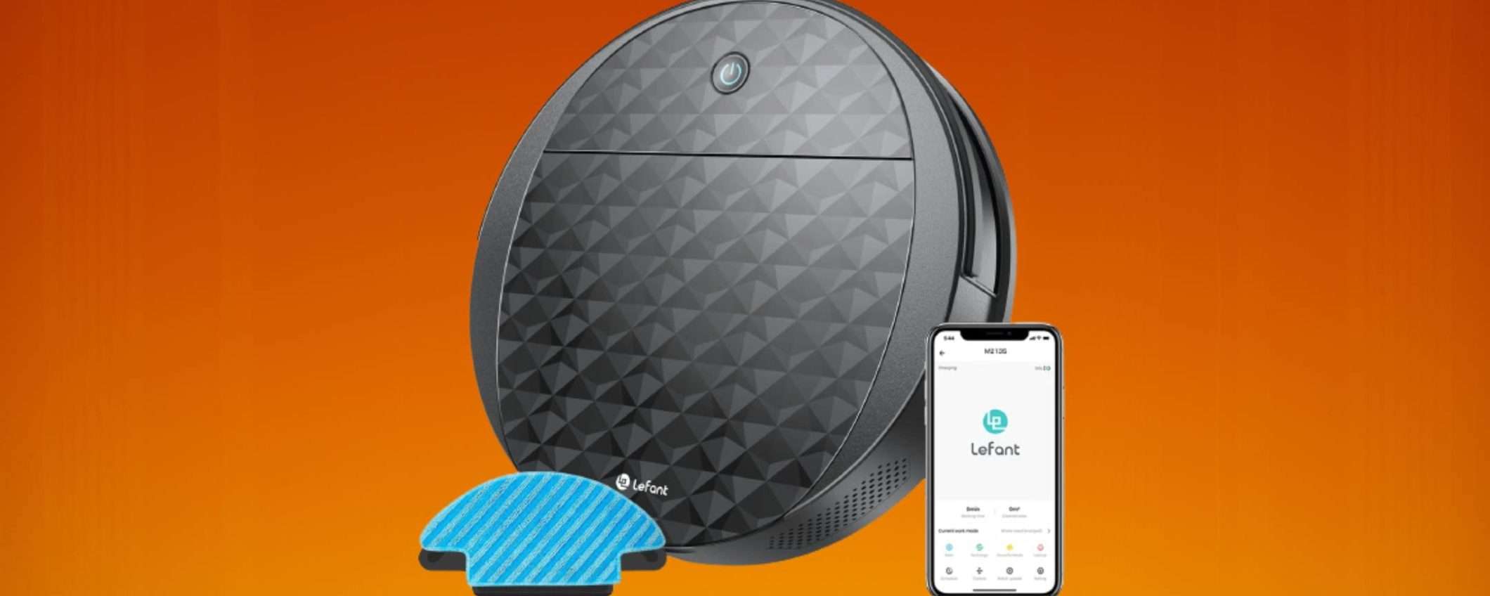 Pulisci casa senza sforzi con questo robot aspirapolvere in offerta Pulisci casa senza sforzi con questo robot aspirapolvere in offerta