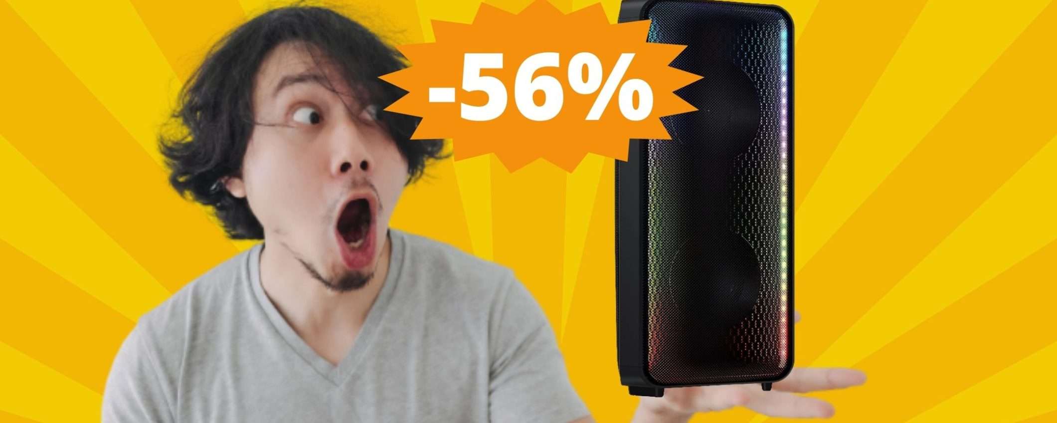 Samsung Sound Tower: impossibile trovare di meglio a questo prezzo Samsung Sound Tower: impossibile trovare di meglio a questo prezzo